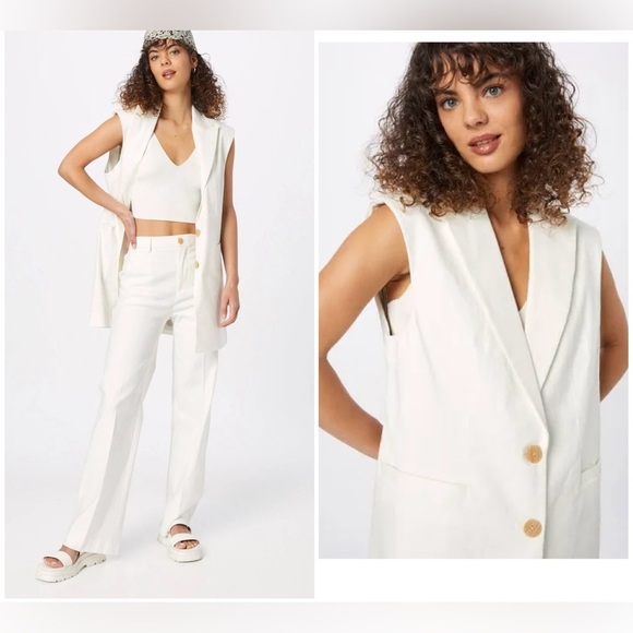 New! Scotch and Soda Single-Breasted Long Gilet Vest 🤍 - Picture 2 of 16